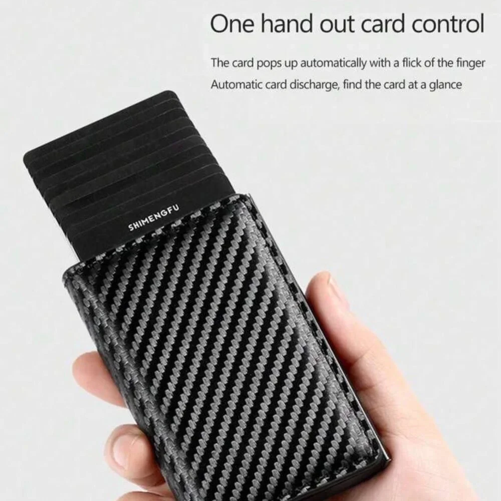 Black Carbon Fiber Wallet
